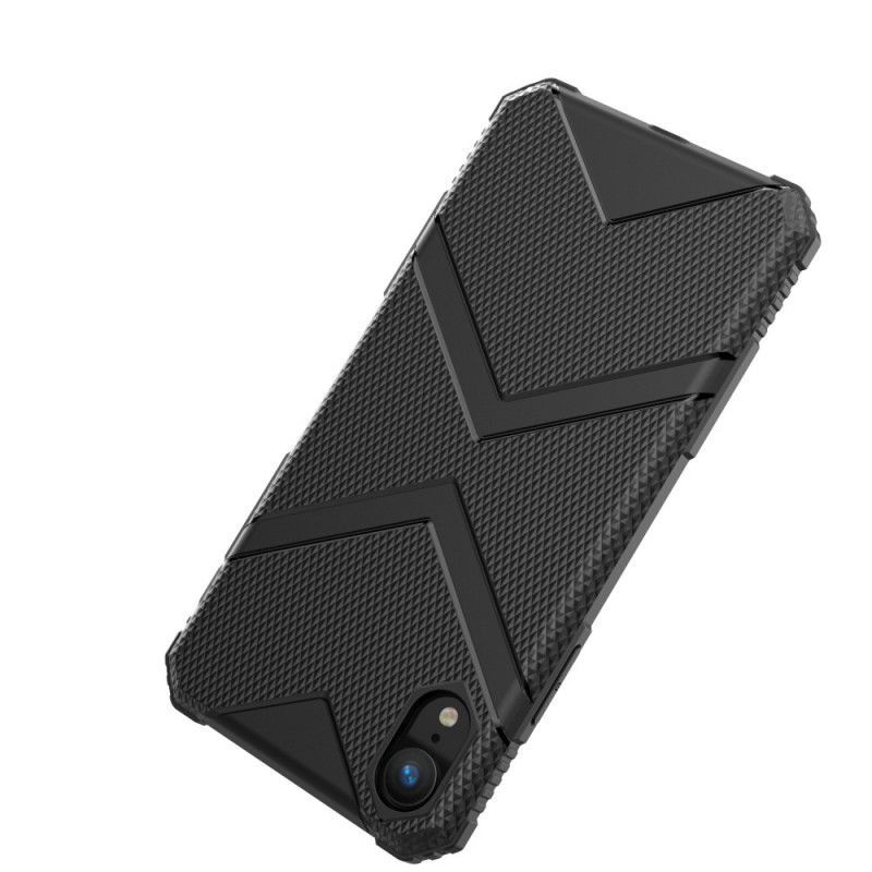 Hülle iPhone XR Schwarz Schild