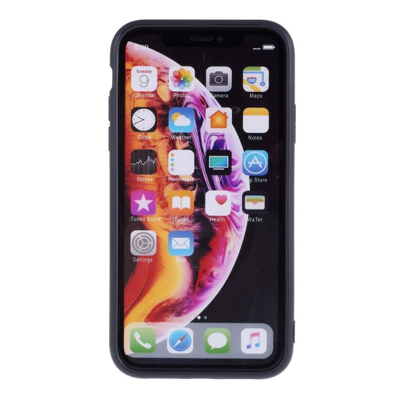 Hülle iPhone XR Schwarz Silikonfeinheit 2.5 Mm