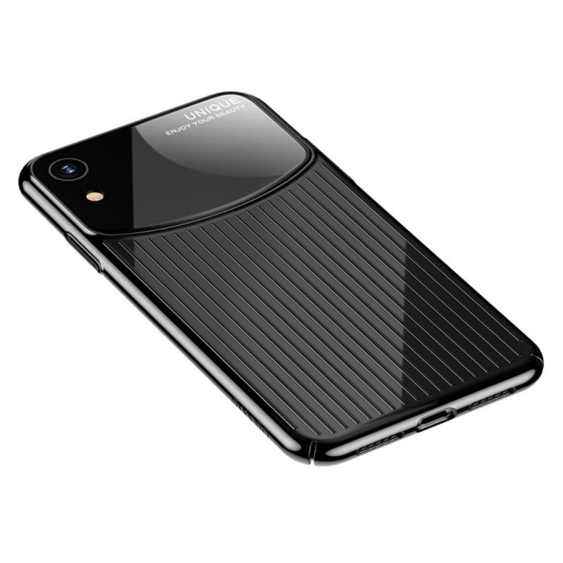 Hülle iPhone XR Schwarz Usams Mj Series