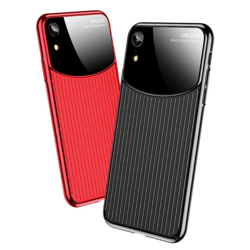 Hülle iPhone XR Schwarz Usams Mj Series