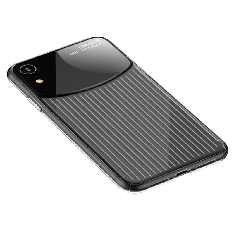 Hülle iPhone XR Schwarz Usams Mj Series