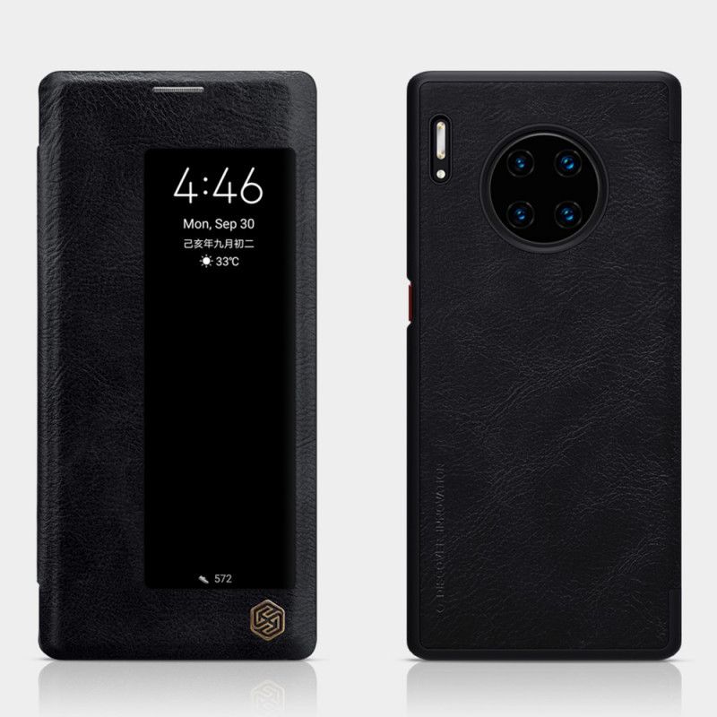 Cover Anzeigen Huawei Mate 30 Pro Schwarz Qin Series Nillkin