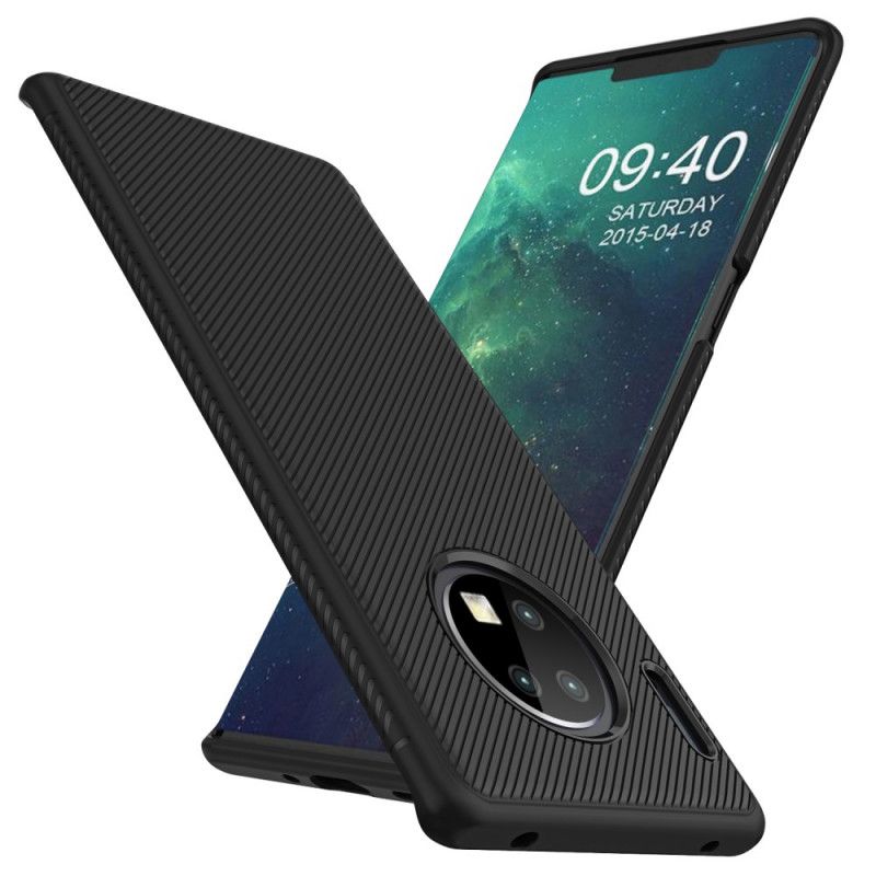 Hülle Für Huawei Mate 30 Pro Schwarz Twill Der Jazzserie