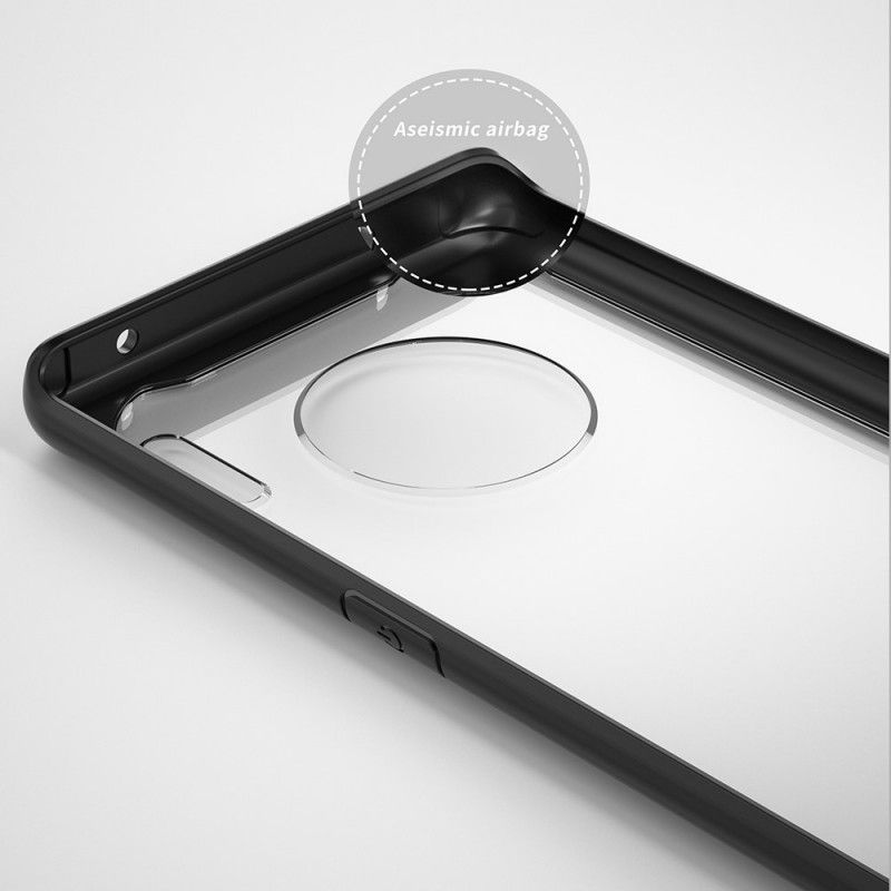 Hülle Huawei Mate 30 Pro Schwarz Abgeschrägter Kantenhybrid