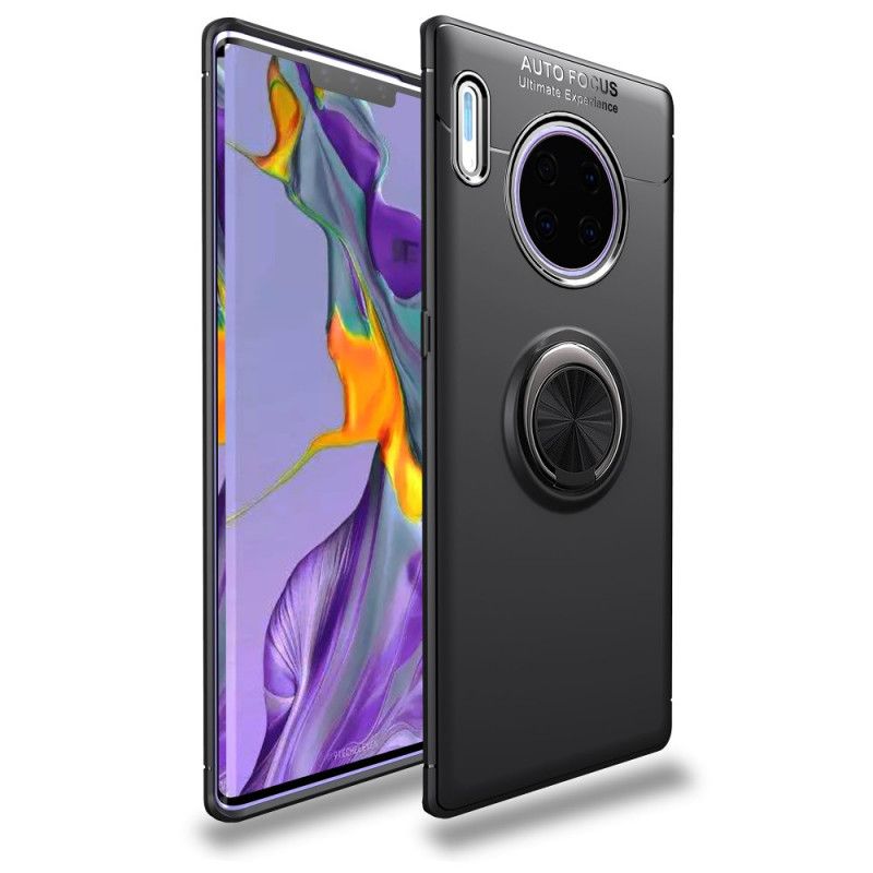 Hülle Huawei Mate 30 Pro Schwarz Handyhülle Drehring