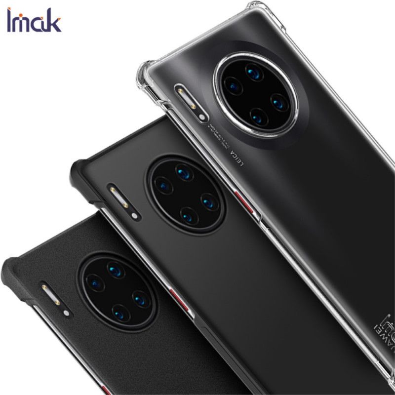 Hülle Huawei Mate 30 Pro Schwarz Imak Flexibles Silikon