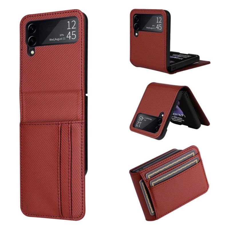 Case Für Samsung Galaxy Z Flip 4 Flip Case Retro-kartenetui In Lederoptik