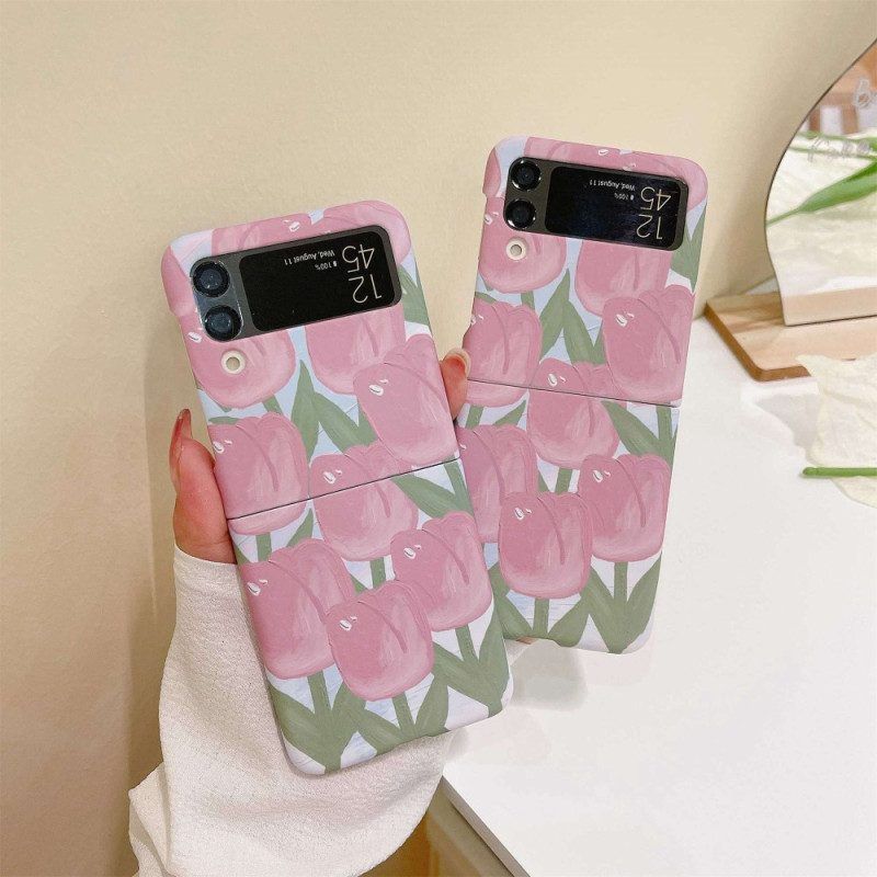 Handyhülle Für Samsung Galaxy Z Flip 4 Flip Case Blumen