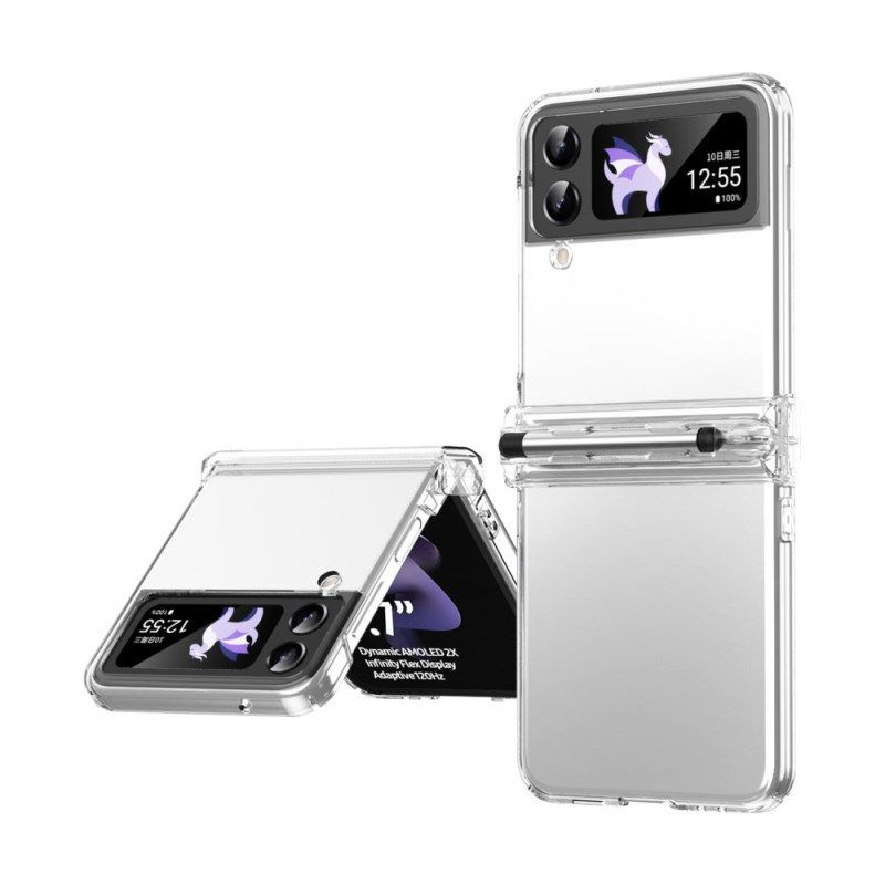 Handyhülle Für Samsung Galaxy Z Flip 4 Flip Case Klassisch Mit Stylus