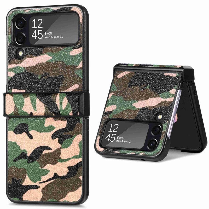 Handyhülle Für Samsung Galaxy Z Flip 4 Flip Case Militärische Tarnung