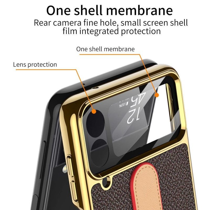 Handyhülle Für Samsung Galaxy Z Flip 4 Flip Case Mit Gkk-schultergurt