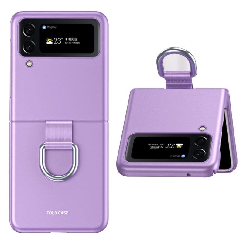 Handyhülle Für Samsung Galaxy Z Flip 4 Flip Case Skin-touch Mit Ring