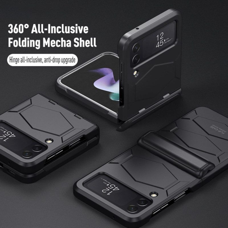 Handyhülle Für Samsung Galaxy Z Flip 4 Flip Case Starres Wabendesign