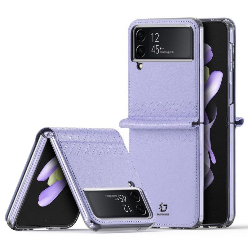 Hülle Für Samsung Galaxy Z Flip 4 Flip Case Dux Ducis Aus Kunstleder