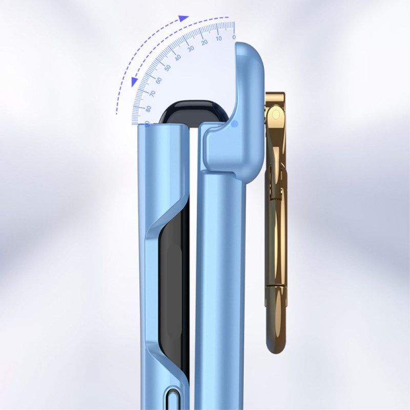 Hülle Für Samsung Galaxy Z Flip 4 Flip Case Einfarbig Mit Gkk-ring