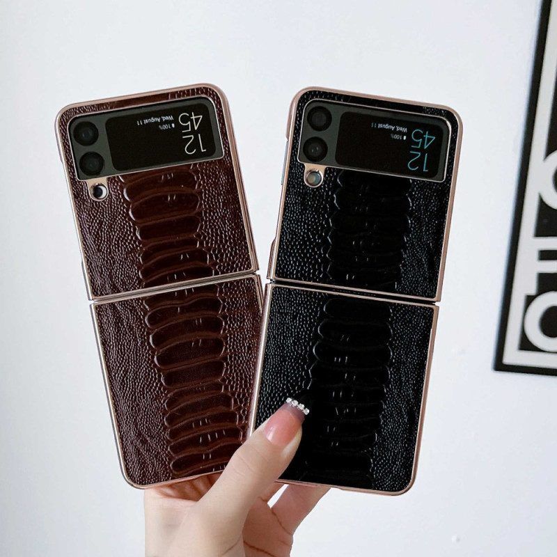 Hülle Für Samsung Galaxy Z Flip 4 Flip Case Krokodildesign