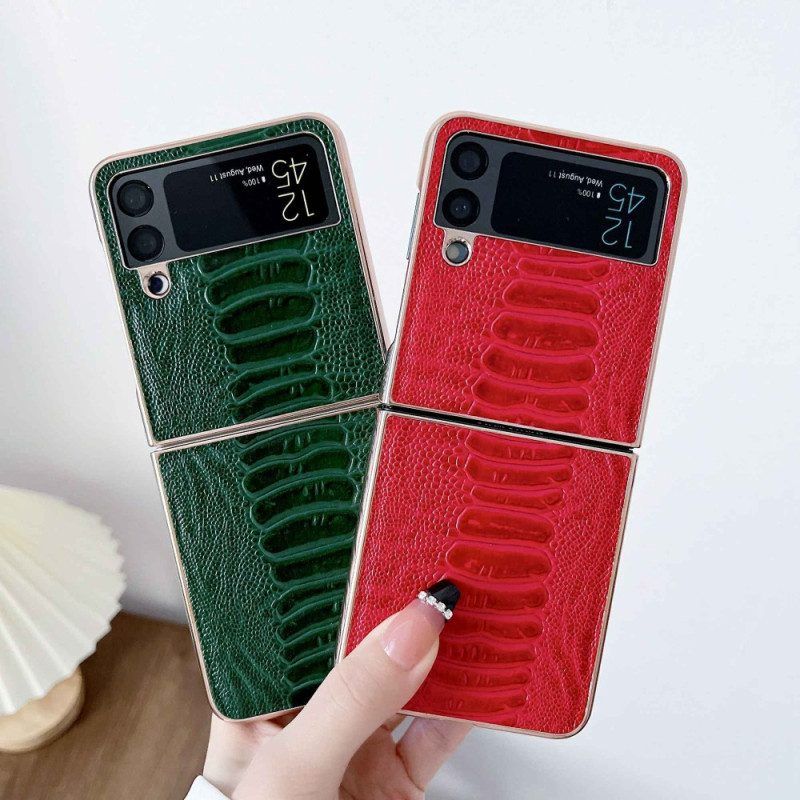 Hülle Für Samsung Galaxy Z Flip 4 Flip Case Krokodildesign