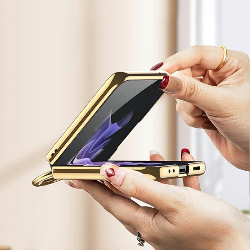 Hülle Für Samsung Galaxy Z Flip 4 Flip Case Mit Gkk-ring Gesteppt