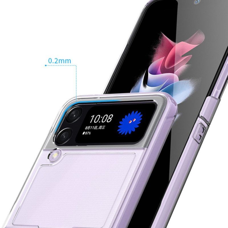 Hülle Für Samsung Galaxy Z Flip 4 Flip Case Transparent Mit Ring