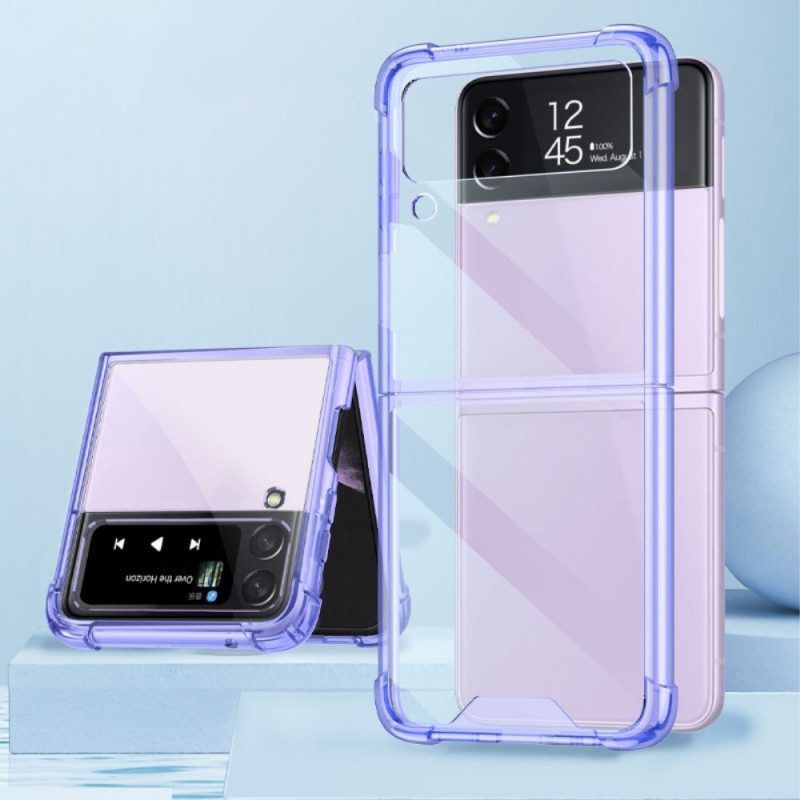 Hülle Für Samsung Galaxy Z Flip 4 Flip Case Transparente. Mit Gkk Verstärkte Ecken