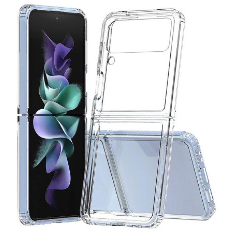 Hülle Für Samsung Galaxy Z Flip 4 Flip Case Transparente. Verstärkte Kontur