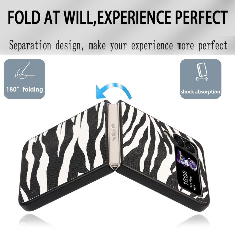 Hülle Für Samsung Galaxy Z Flip 4 Flip Case Zebra