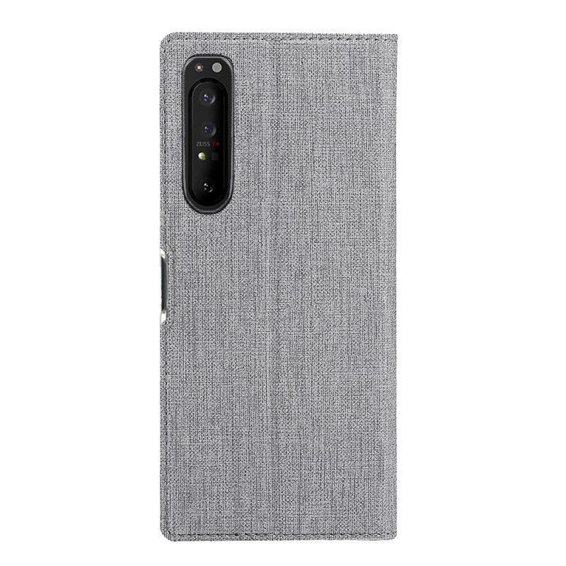 Flip Case Sony Xperia 1 II Magenta Handyhülle Texturiertes Vili Dmx