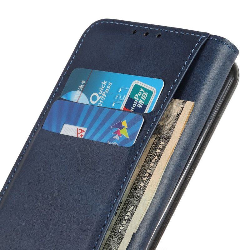 Flip Case Sony Xperia 1 II Schwarz Handyhülle Elegantes Spaltleder