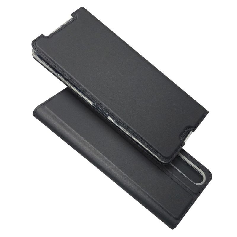 Flip Case Sony Xperia 1 II Schwarz Magnetverschluss