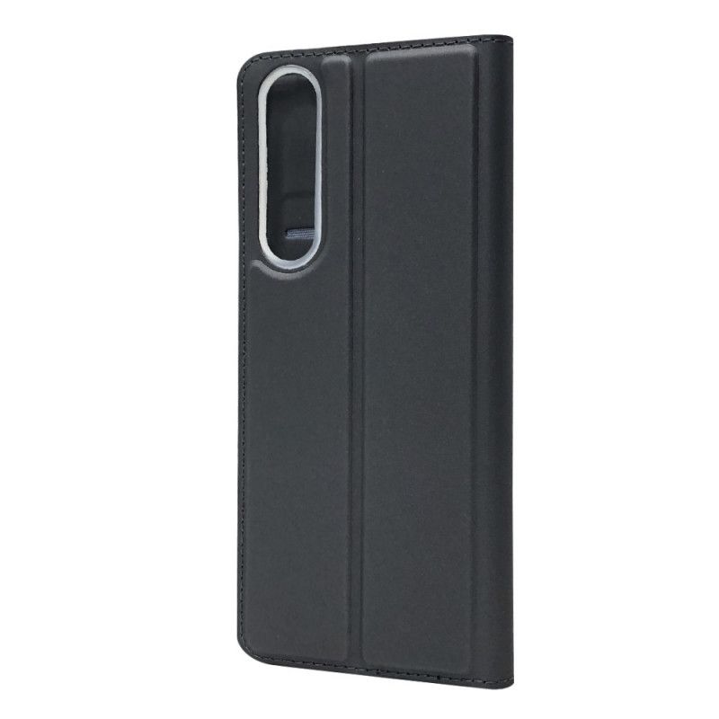 Flip Case Sony Xperia 1 II Schwarz Magnetverschluss