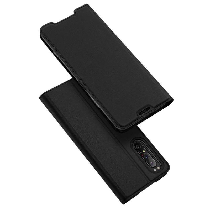 Flip Case Sony Xperia 1 II Schwarz Pro-Dux-Ducis-Haut