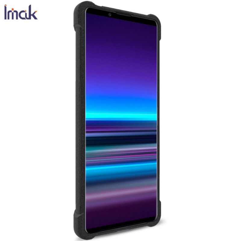 Hülle Sony Xperia 1 II Schwarz Imak Seidig