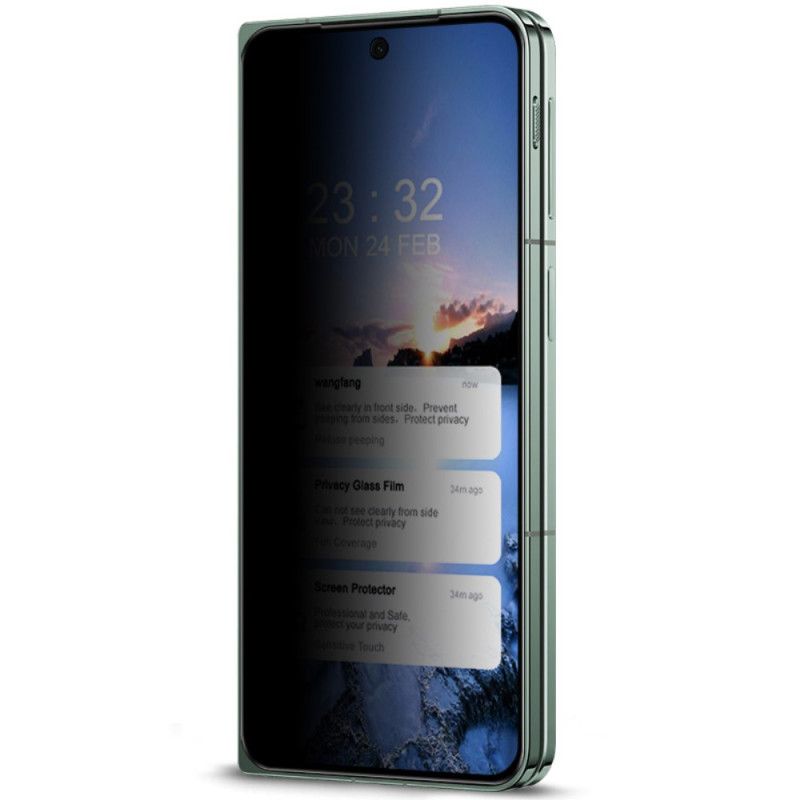 Anti-spionage-displayschutzfolie Aus Gehärtetem Glas Für Oppo Find N3 / Oneplus Open (vorderseite) Imak
