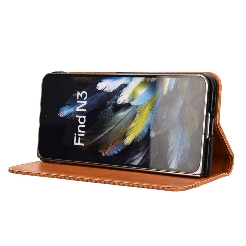 Flip Case Oppo Find N3 Handyhülle Vintage