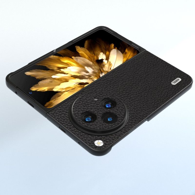 Hülle Für Oppo Find N3 Echtes Lychee-leder Abeel