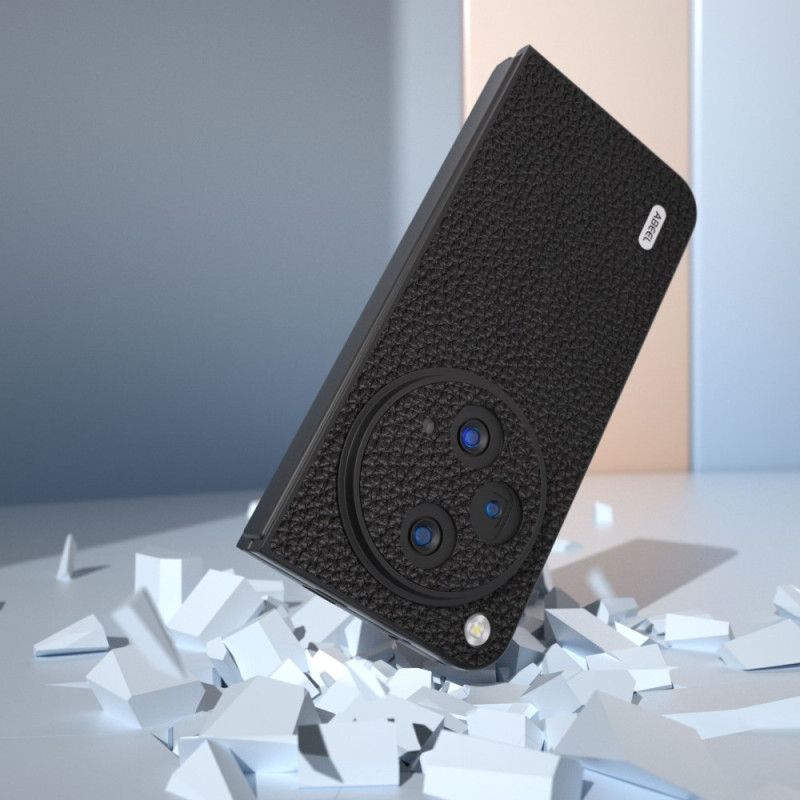 Hülle Für Oppo Find N3 Echtes Lychee-leder Abeel