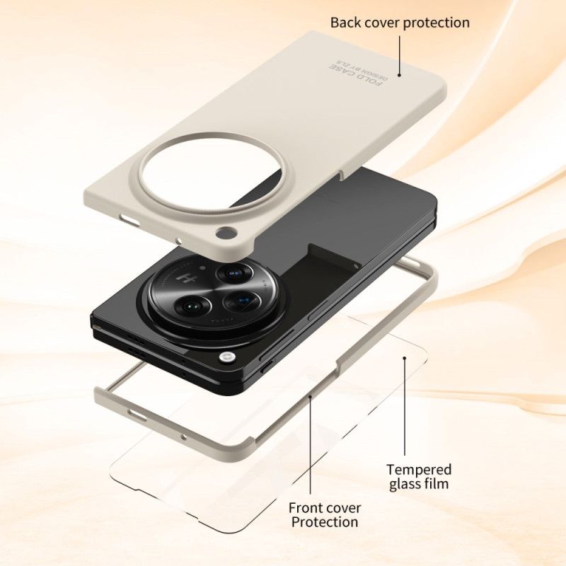 Hülle Für Oppo Find N3 Mit Displayschutzfolie Aus Gehärtetem Glas