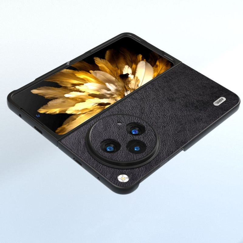 Hülle Oppo Find N3 Handyhülle Abeel Litschi-ledereffekt