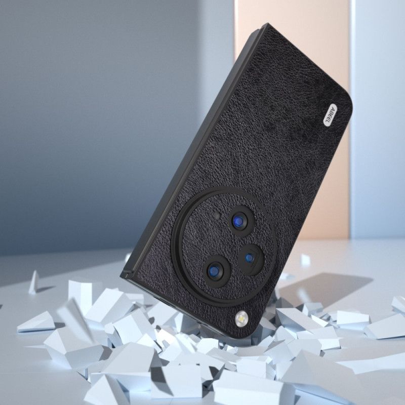 Hülle Oppo Find N3 Handyhülle Abeel Litschi-ledereffekt
