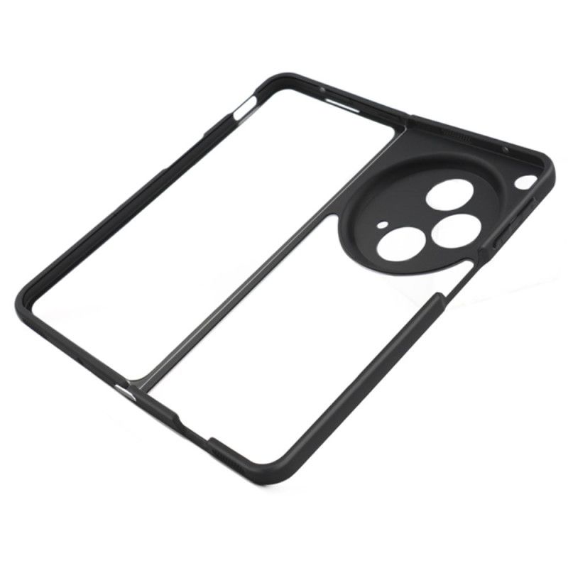 Hülle Oppo Find N3 Handyhülle Transparent Mit Schwarzem Rand