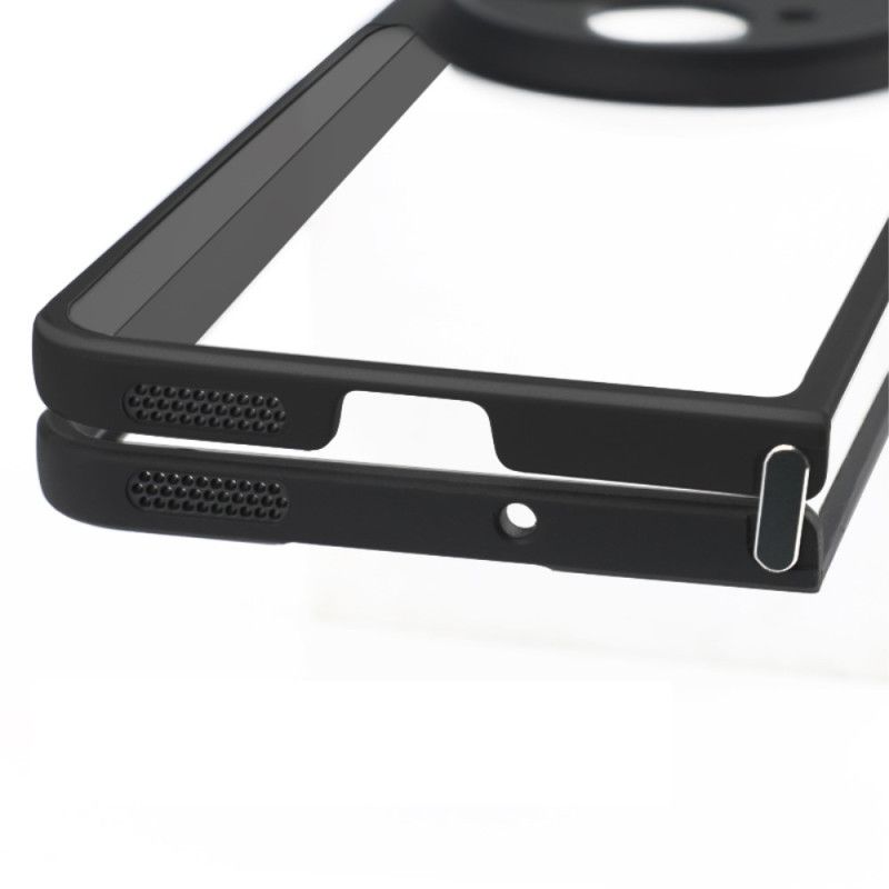 Hülle Oppo Find N3 Handyhülle Transparent Mit Schwarzem Rand