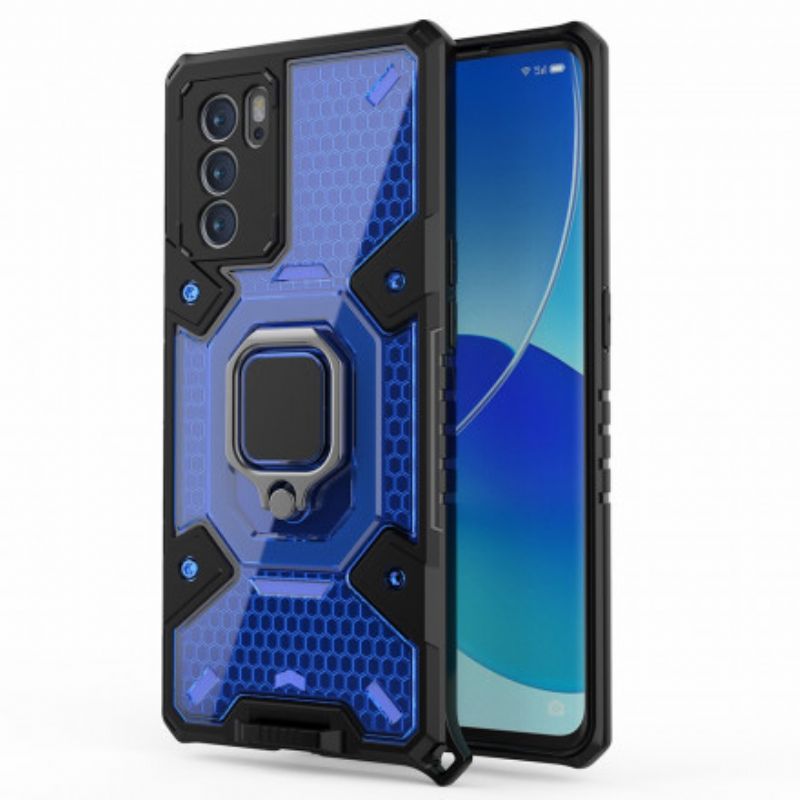 Hülle Für Oppo Reno 6 Pro 5g Wabe Mit Ring