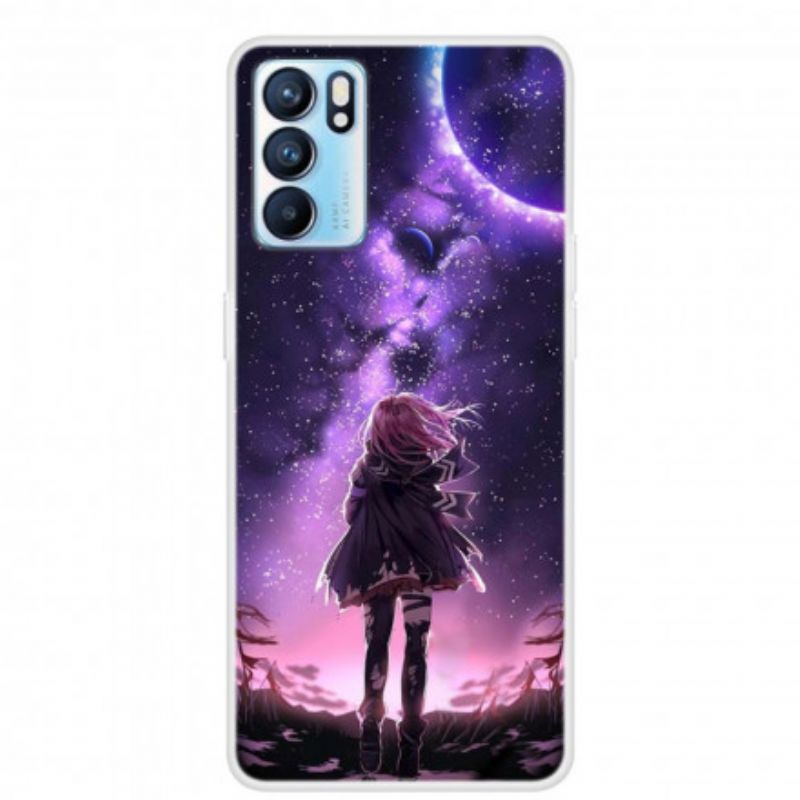 Hülle Oppo Reno 6 Pro 5g Handyhülle Magischer Vollmond