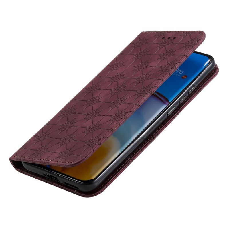 Flip Case Huawei P40 Pro Grün Sternendruck