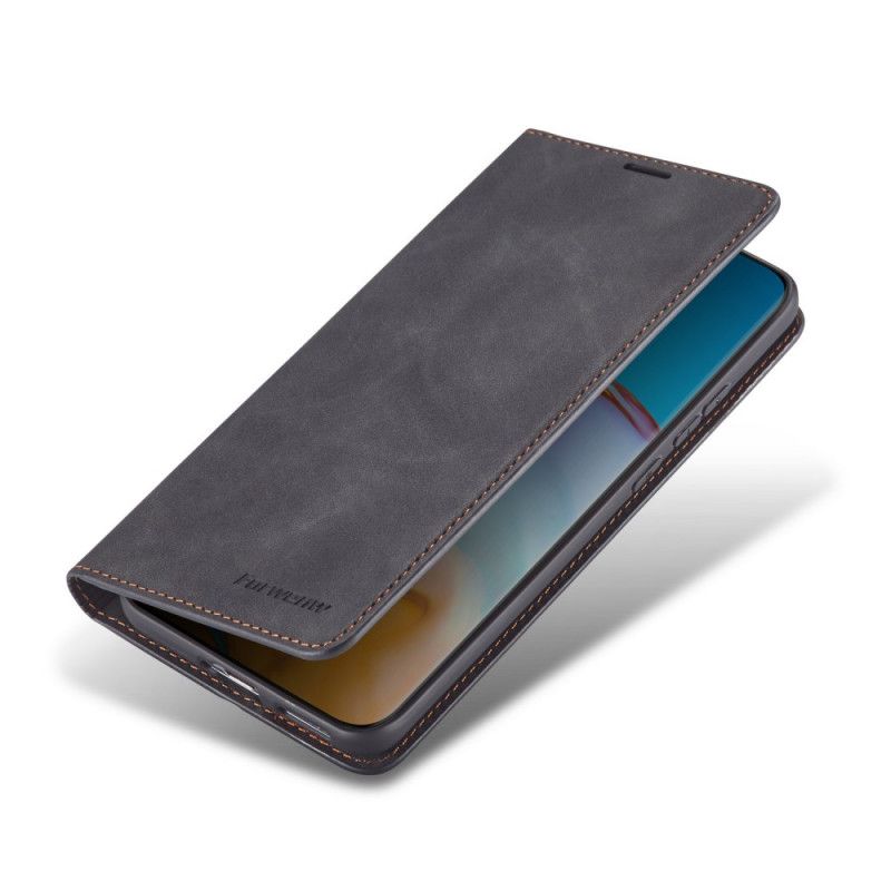 Flip Case Huawei P40 Pro Schwarz Forwenw Ledereffekt