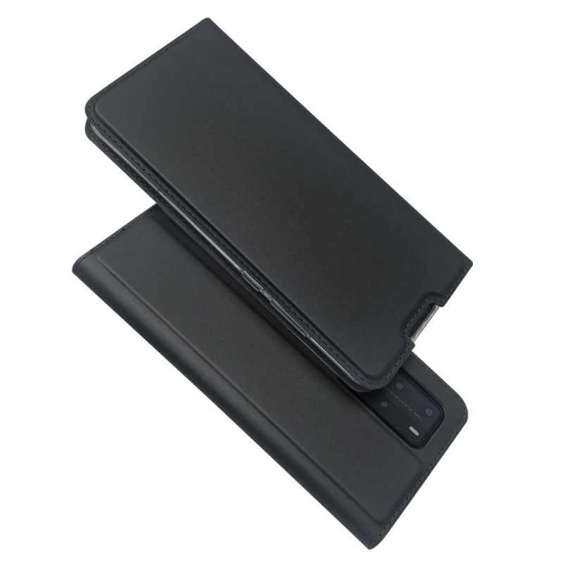 Flip Case Huawei P40 Pro Schwarz Handyhülle Magnetverschluss