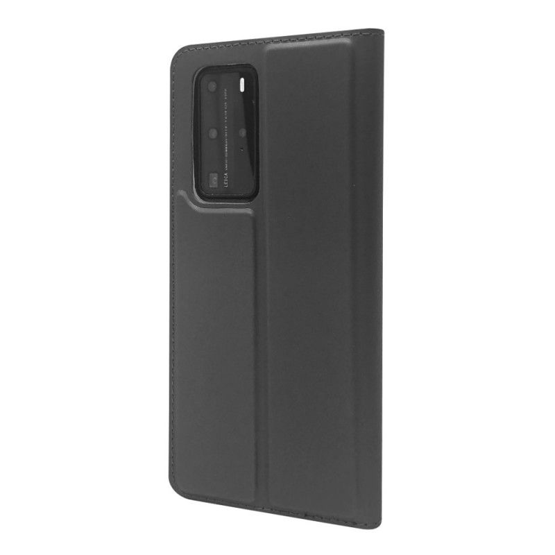 Flip Case Huawei P40 Pro Schwarz Handyhülle Magnetverschluss