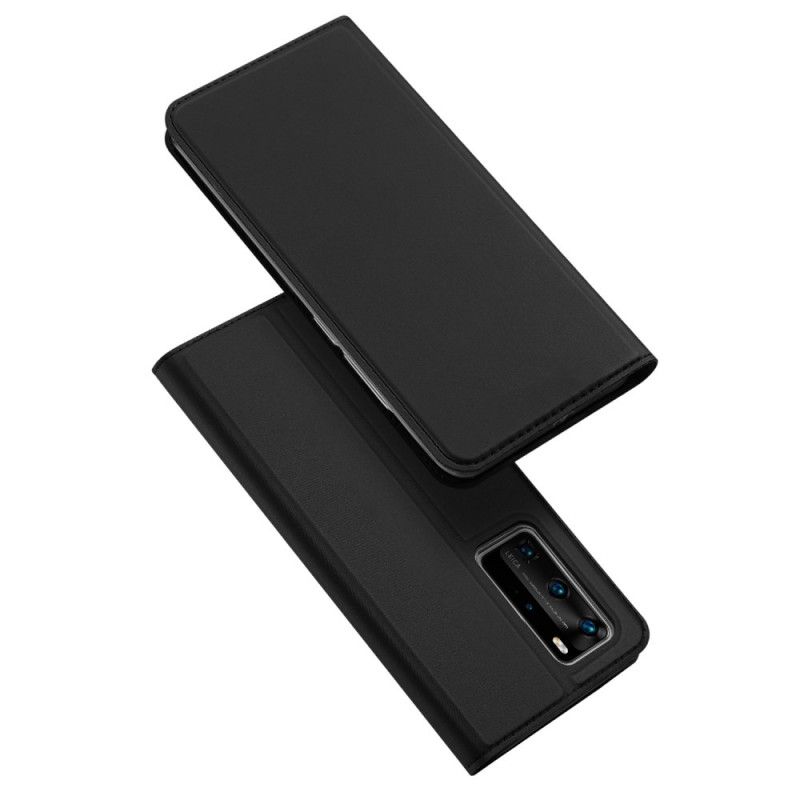 Flip Case Huawei P40 Pro Schwarz Handyhülle Pro-Dux-Ducis-Haut