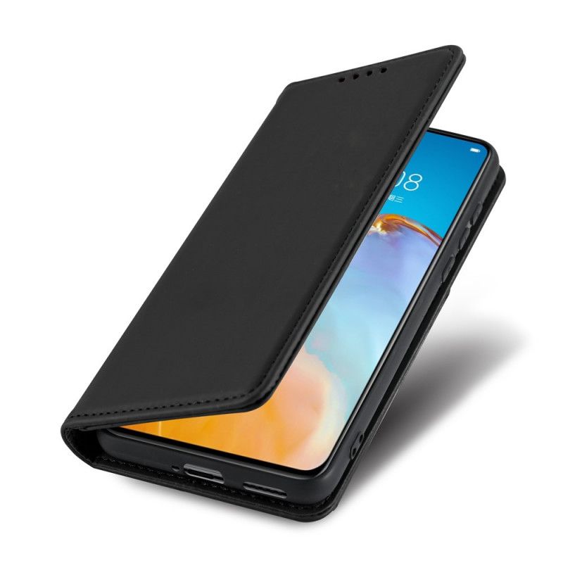 Flip Case Huawei P40 Pro Schwarz Inhaber Einer Unterstützungskarte