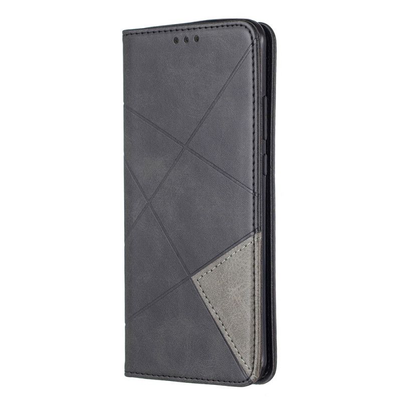 Flip Case Huawei P40 Pro Schwarz Künstlerstil